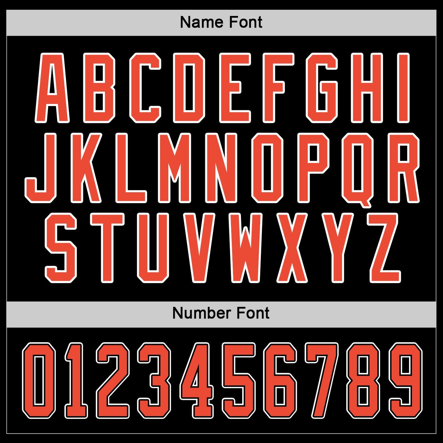 Custom Black Orange-White Hockey Jersey - Sky-Custom