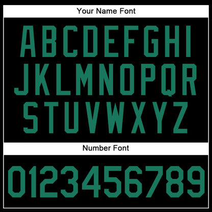 Custom Black Kelly Green Authentic Baseball Jersey - Sky-Custom