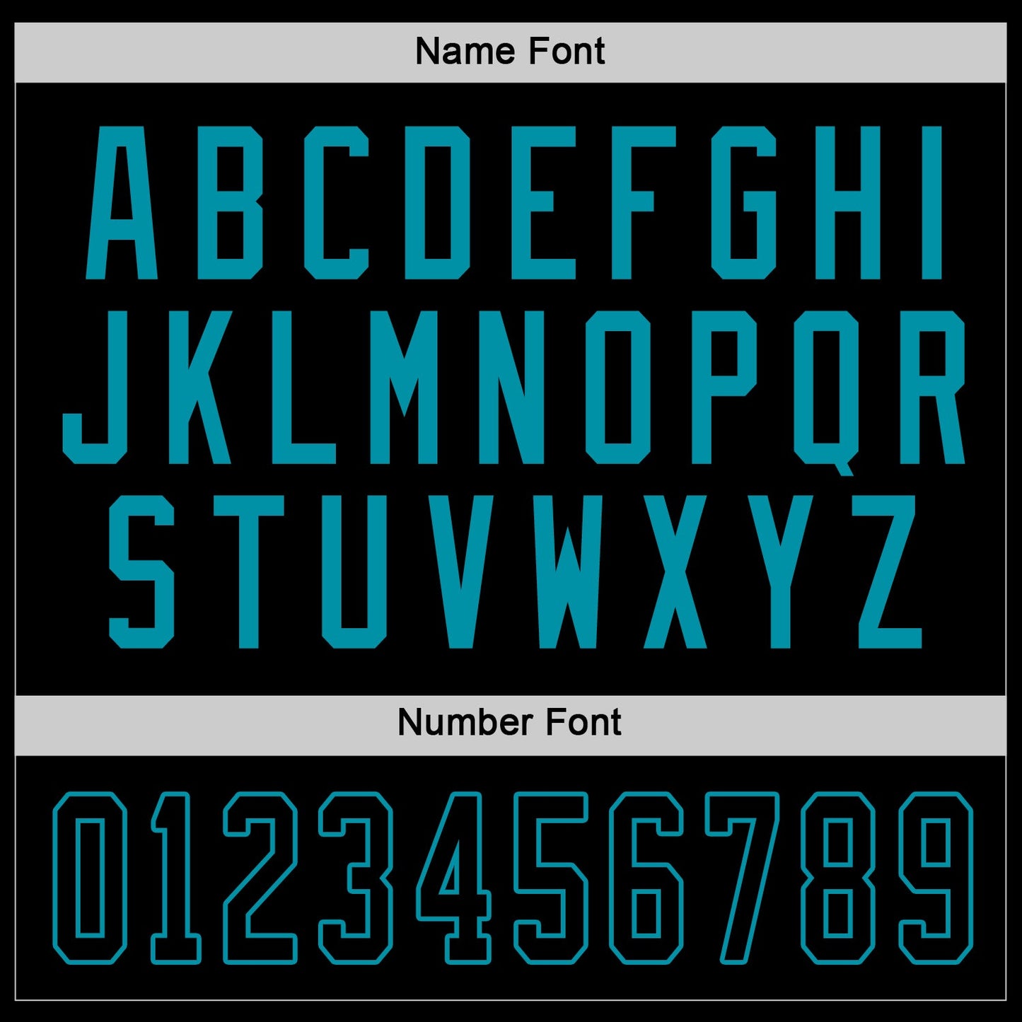 Custom Black Black-Teal Hockey Jersey - Sky-Custom