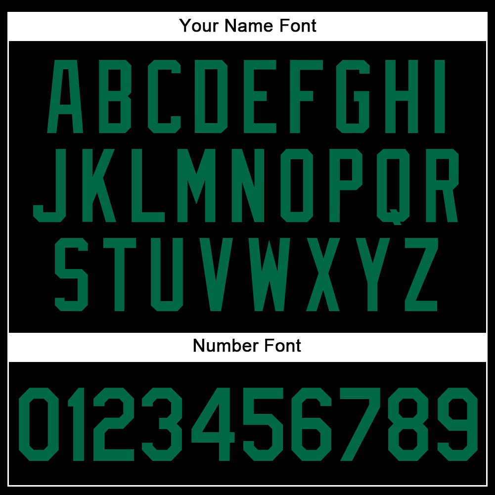 Custom Black Kelly Green-White Authentic Baseball Jersey - Sky-Custom