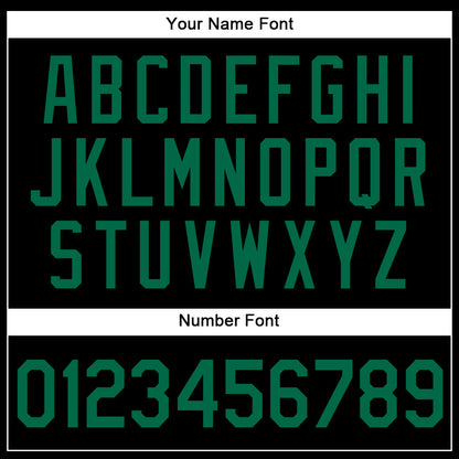 Custom Black Kelly Green-White Authentic Baseball Jersey - Sky-Custom