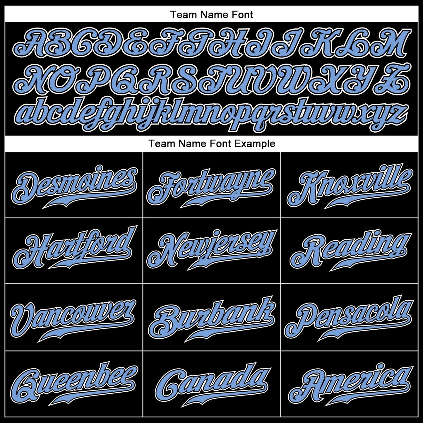 Custom Black Light Blue-White Authentic Baseball Jersey - Sky-Custom