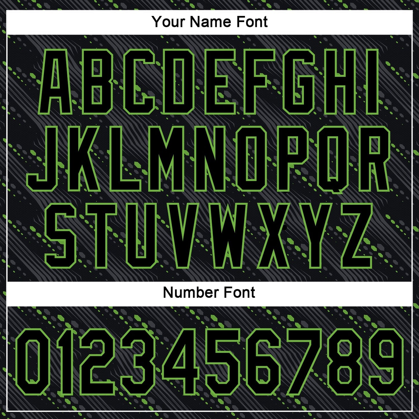 Custom Black Black-Neon Green 3D Pattern Design Authentic Baseball Jersey - Sky-Custom