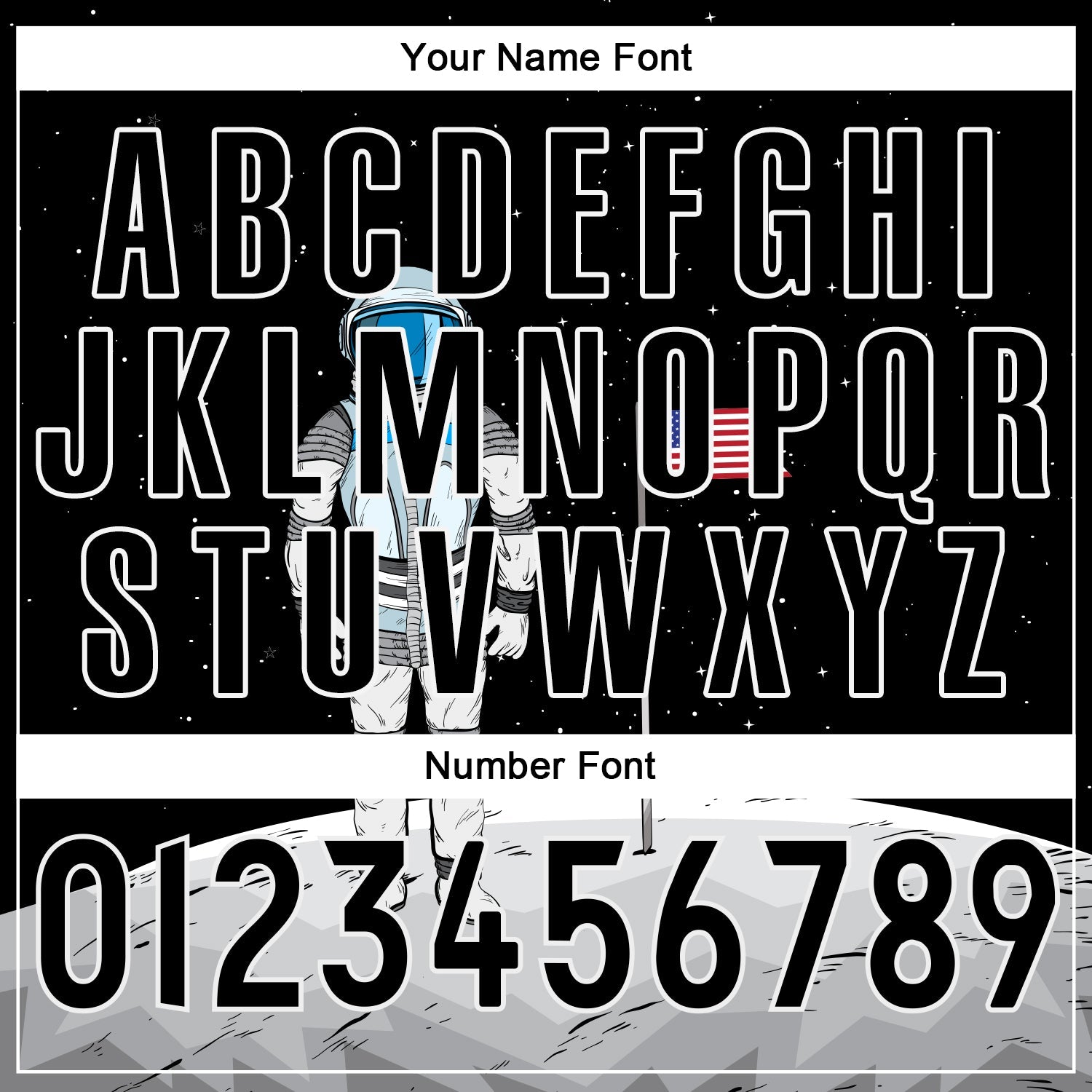 Custom Black Black-White 3D Pattern Design Astronaut Authentic Baseball Jersey - Sky-Custom