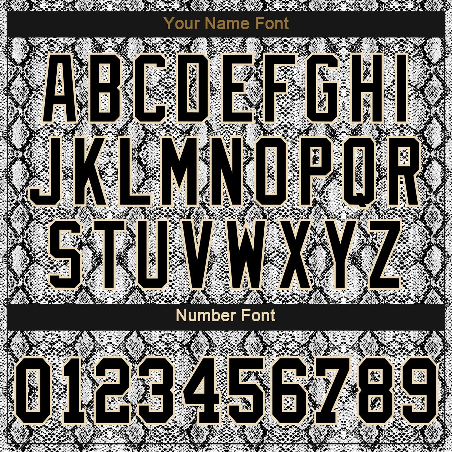 Custom Black Snakeskin Black-Old Gold 3D Pattern Design Authentic Baseball Jersey - Sky-Custom