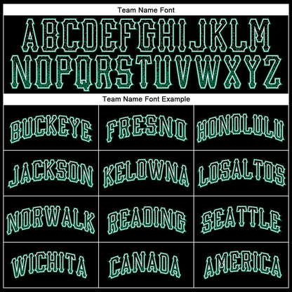 Custom Black Kelly Green-White Authentic Drift Fashion Baseball Jersey - Sky-Custom