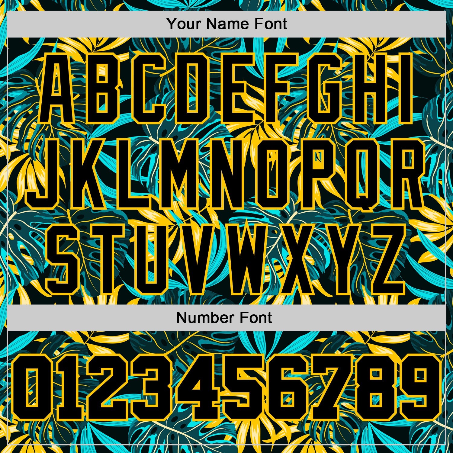 Custom Black Black-Gold 3D Pattern Tropical Hawaii Plants Authentic Basketball Jersey - Sky-Custom