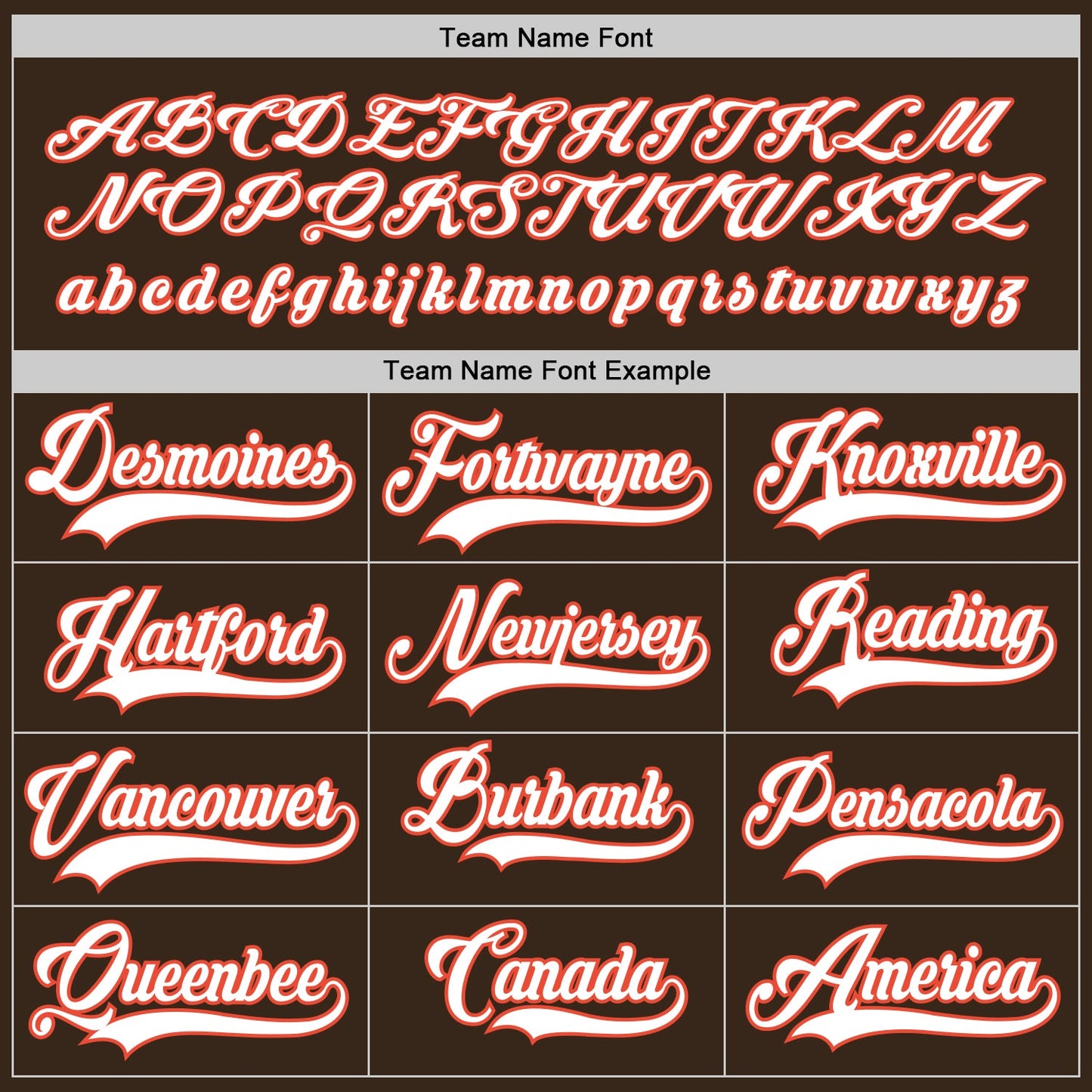 Custom Brown White-Orange Hockey Jersey - Sky-Custom