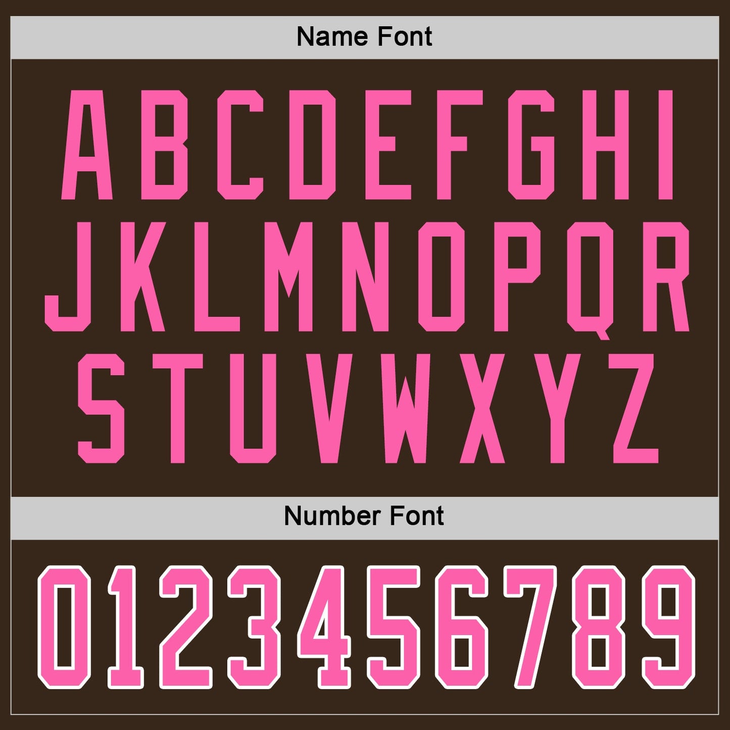Custom Brown Pink-White Hockey Jersey - Sky-Custom