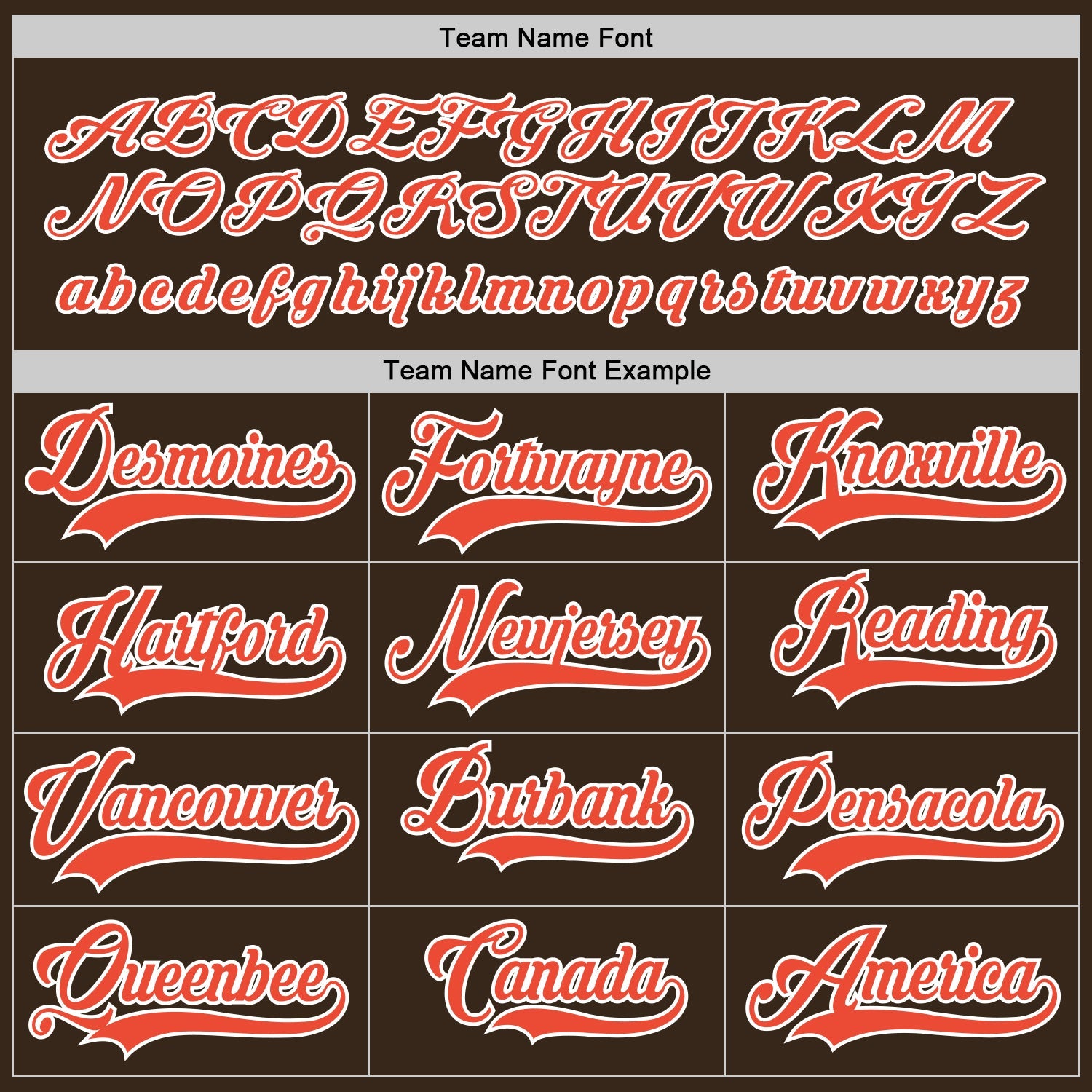 Custom Brown Orange-White Hockey Jersey - Sky-Custom