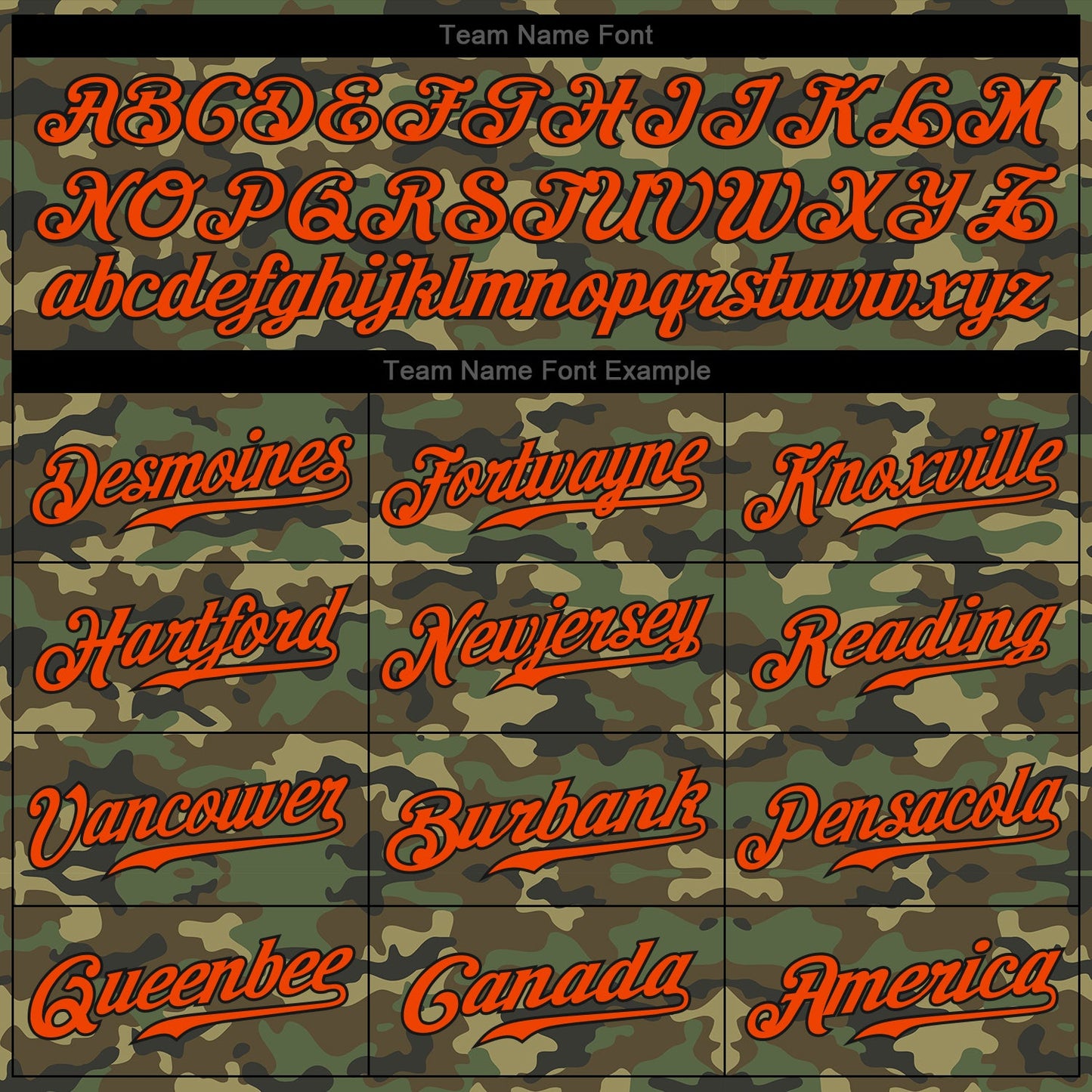 Custom Camo Orange-Black Authentic Salute To Service Baseball Jersey - Sky-Custom