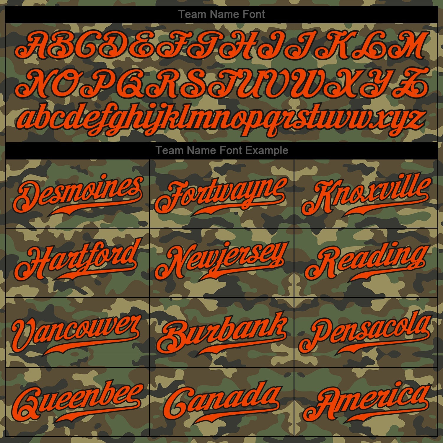 Custom Camo Orange-Black Authentic Salute To Service Baseball Jersey - Sky-Custom
