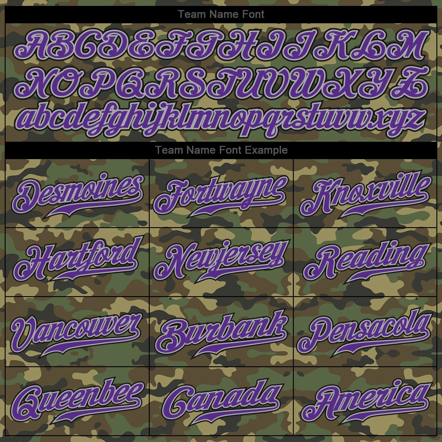 Custom Camo Purple-Black Authentic Salute To Service Baseball Jersey - Sky-Custom