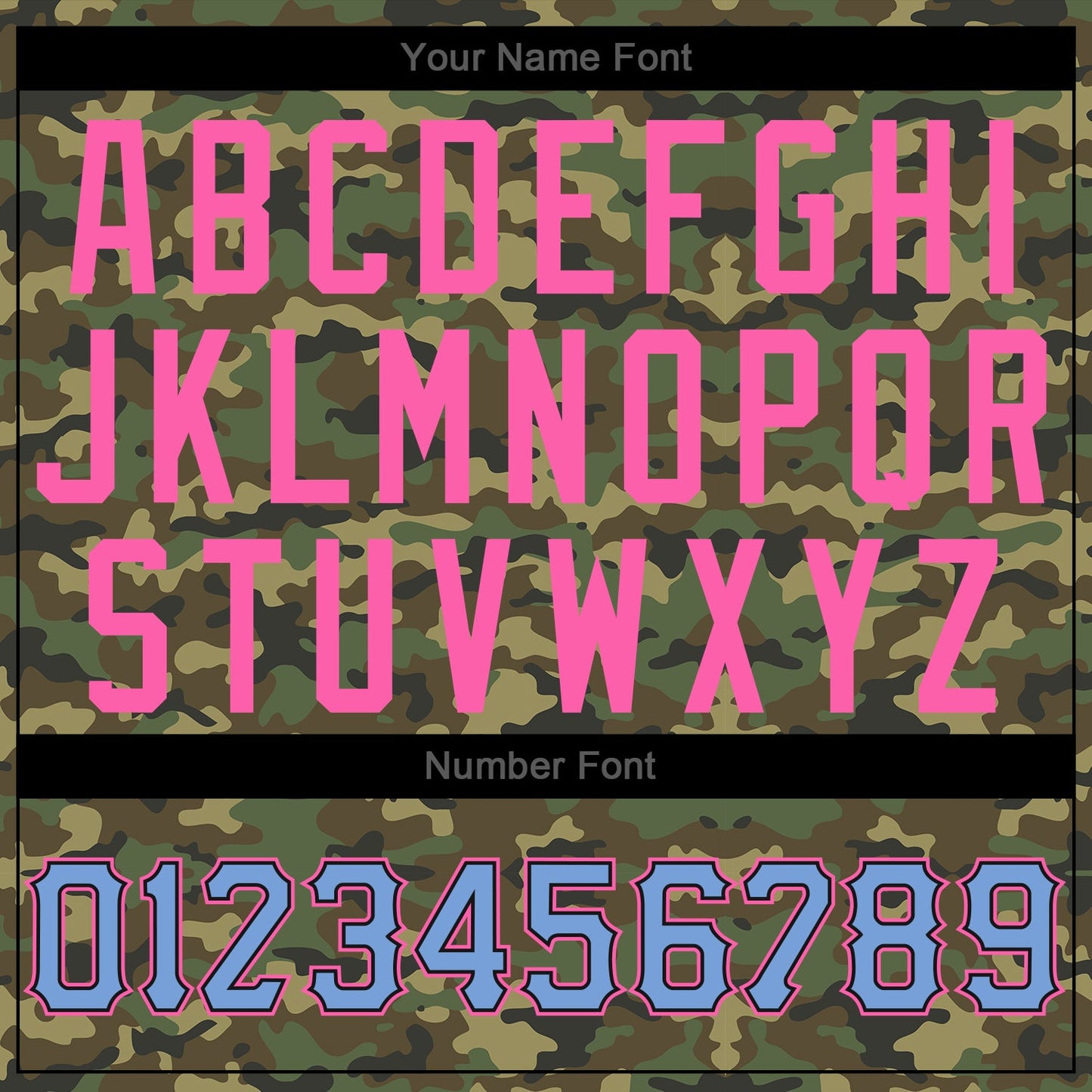Custom Camo Light Blue-Pink Authentic Salute To Service Baseball Jersey - Sky-Custom