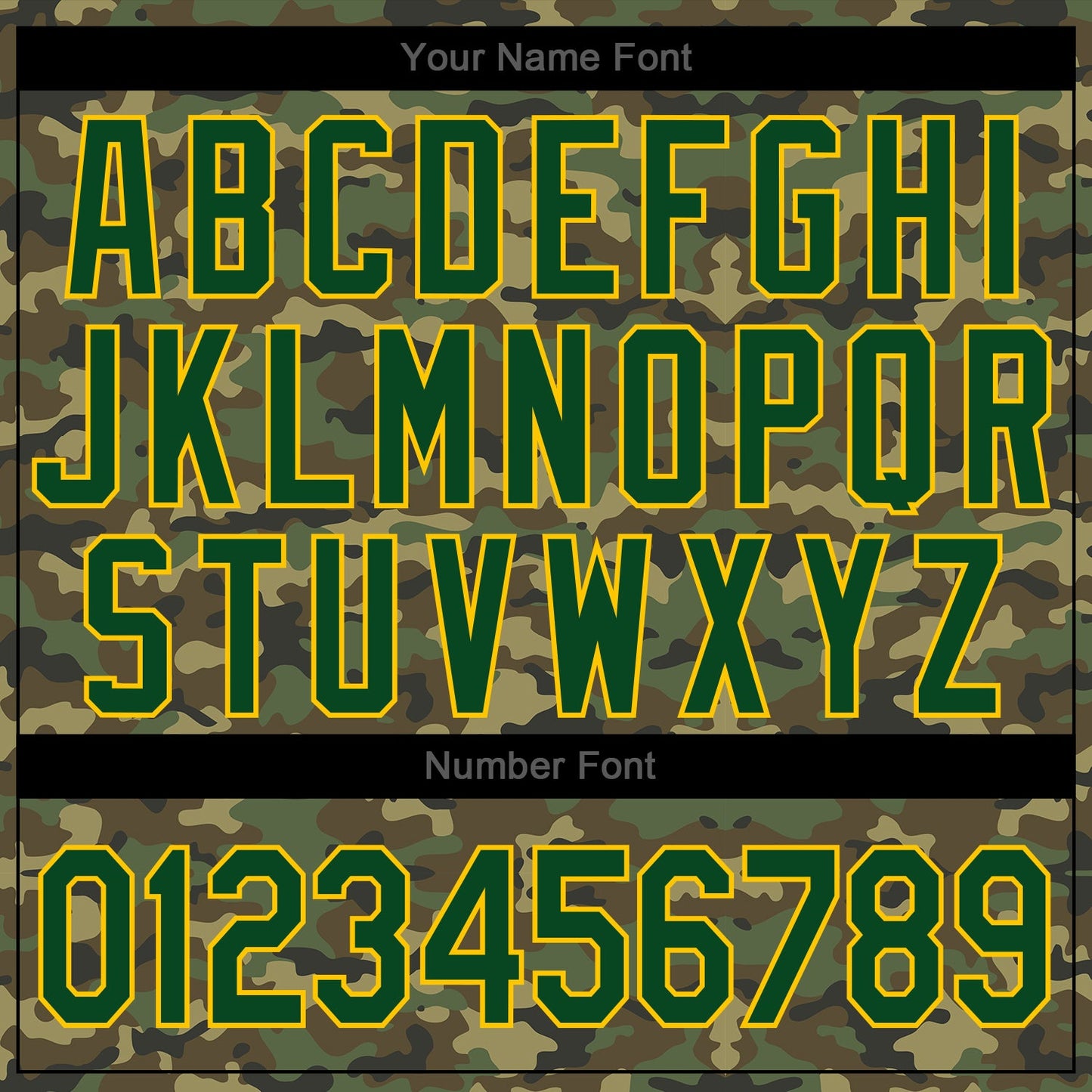 Custom Camo Green-Gold Authentic Salute To Service Baseball Jersey - Sky-Custom