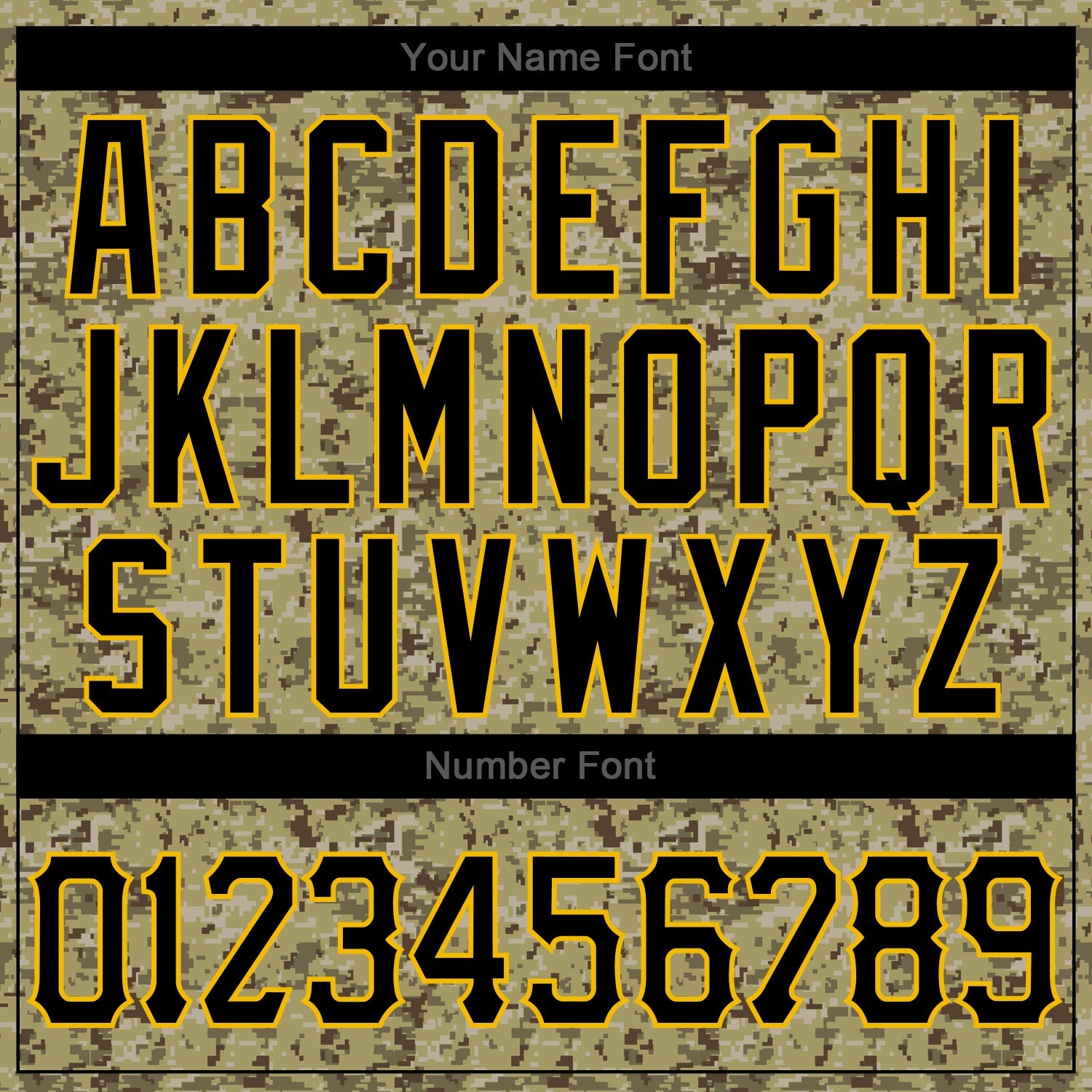Custom Camo Black-Gold Authentic Salute To Service Baseball Jersey - Sky-Custom