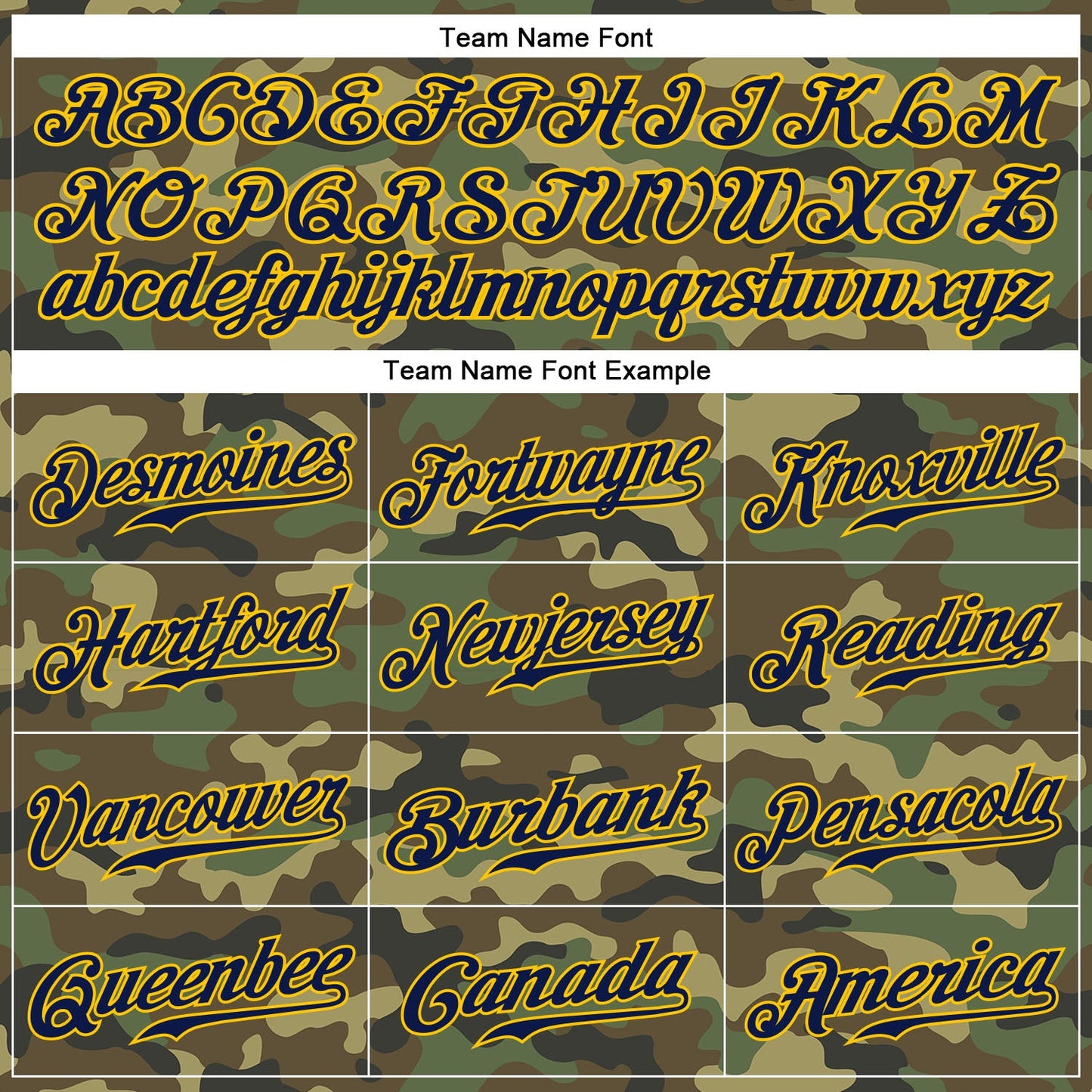 Custom Camo Navy-Gold Authentic Salute To Service Baseball Jersey - Sky-Custom