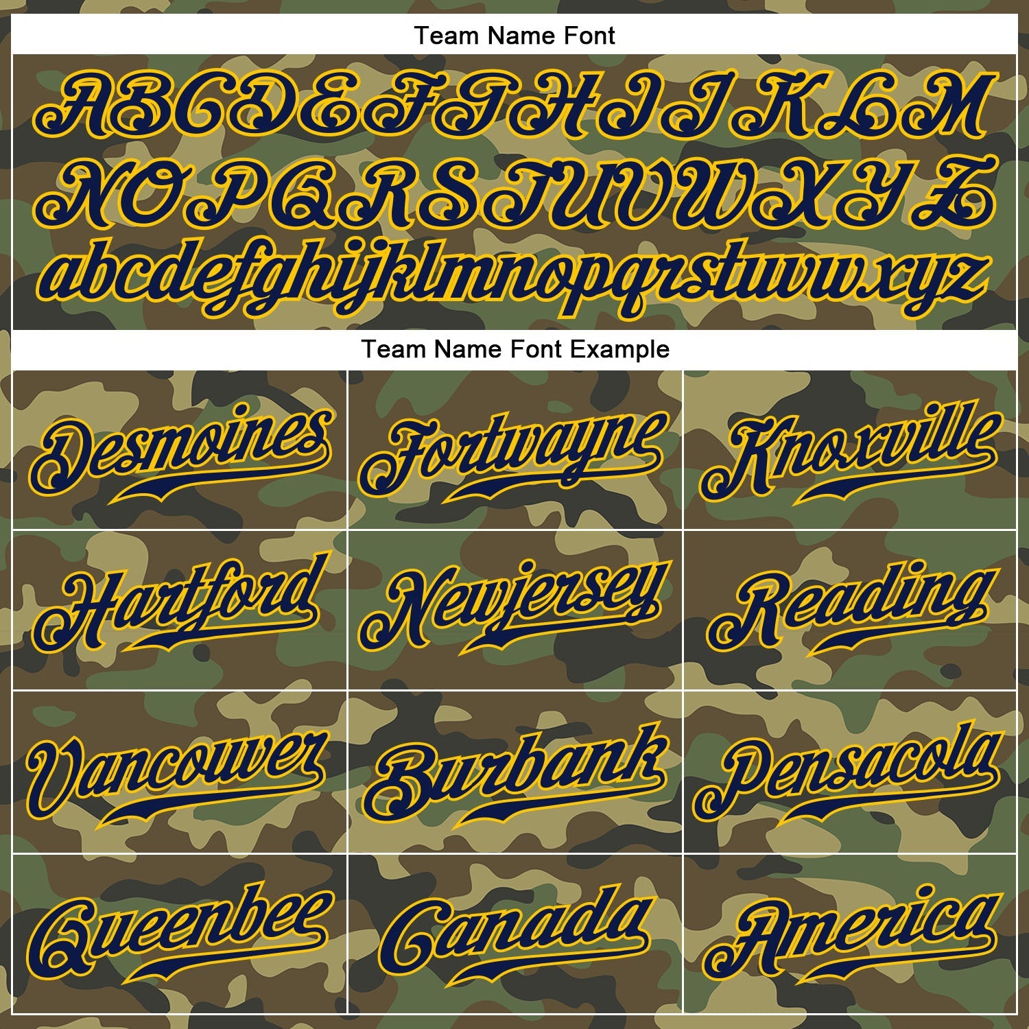 Custom Camo Navy-Gold Authentic Salute To Service Baseball Jersey - Sky-Custom