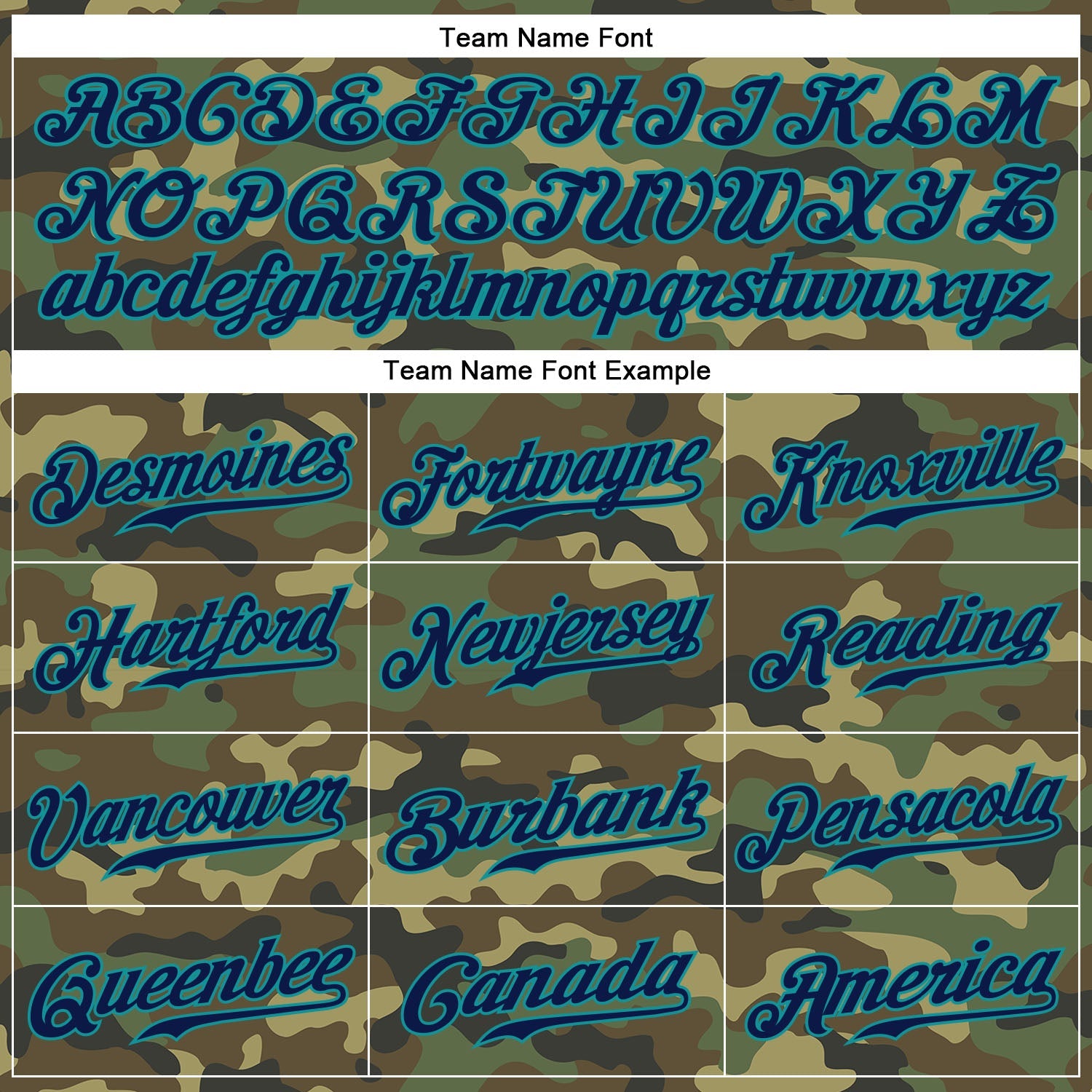 Custom Camo Navy-Teal Authentic Salute To Service Baseball Jersey - Sky-Custom