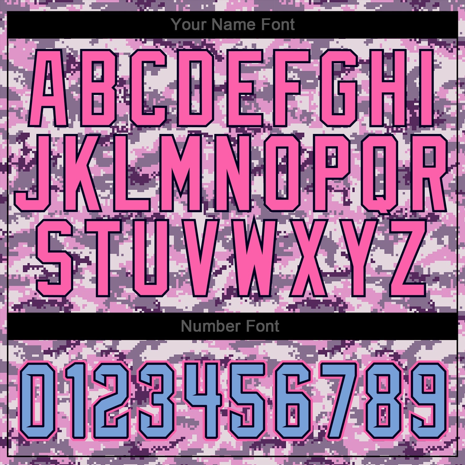 Custom Camo Light Blue-Pink Authentic Salute To Service Baseball Jersey - Sky-Custom