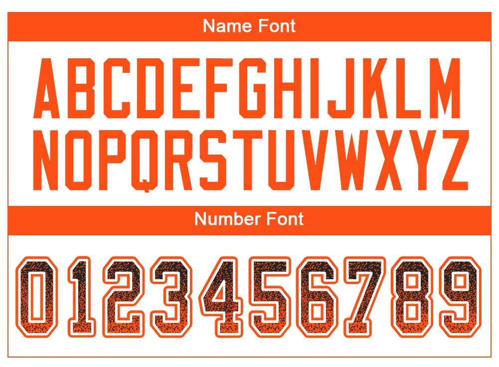 Custom Black Orange-White Mesh Drift Fashion Football Jersey - Sky-Custom