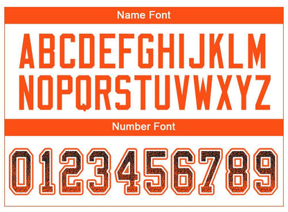 Custom Black Orange-White Mesh Drift Fashion Football Jersey - Sky-Custom