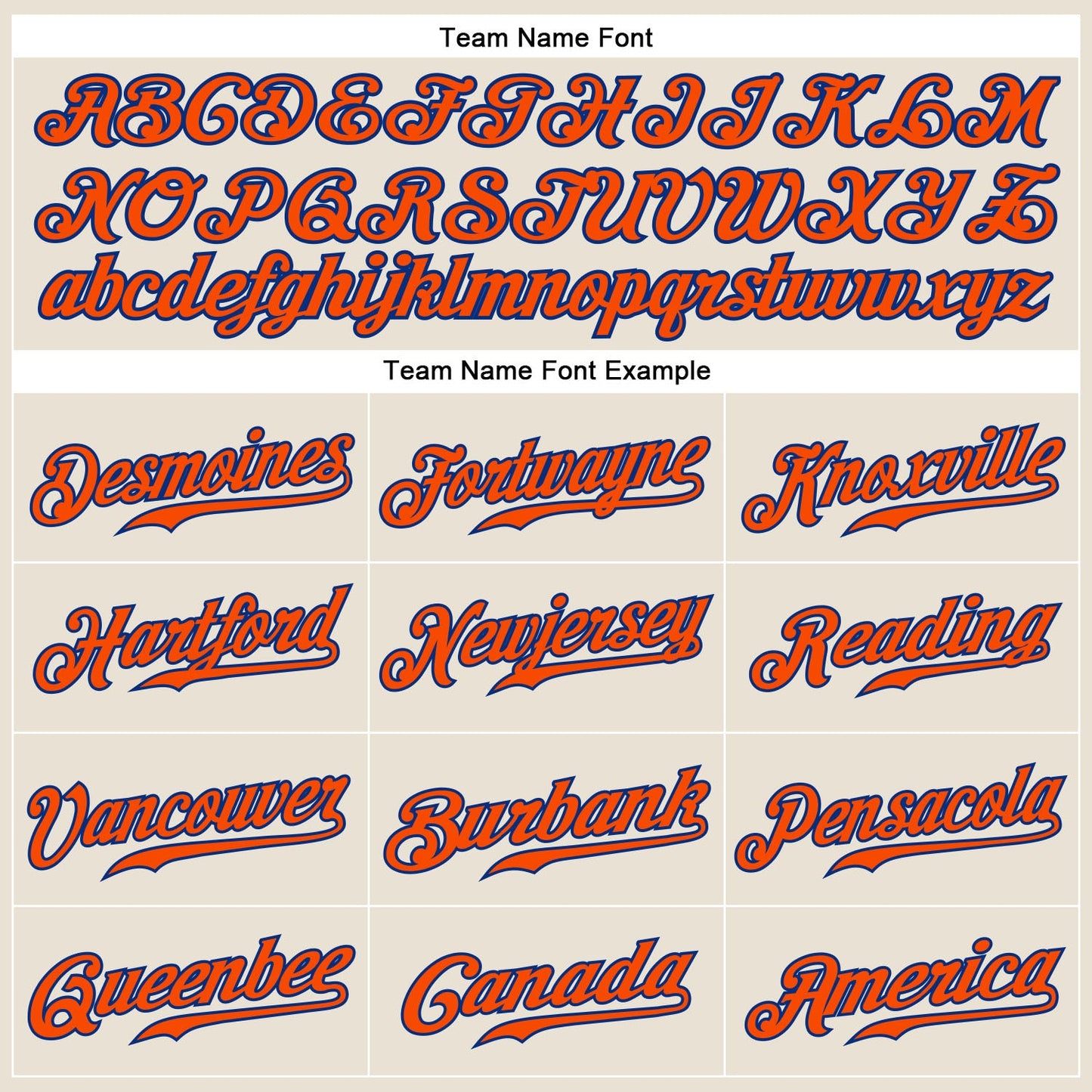 Custom Cream Orange-Royal Authentic Baseball Jersey - Sky-Custom