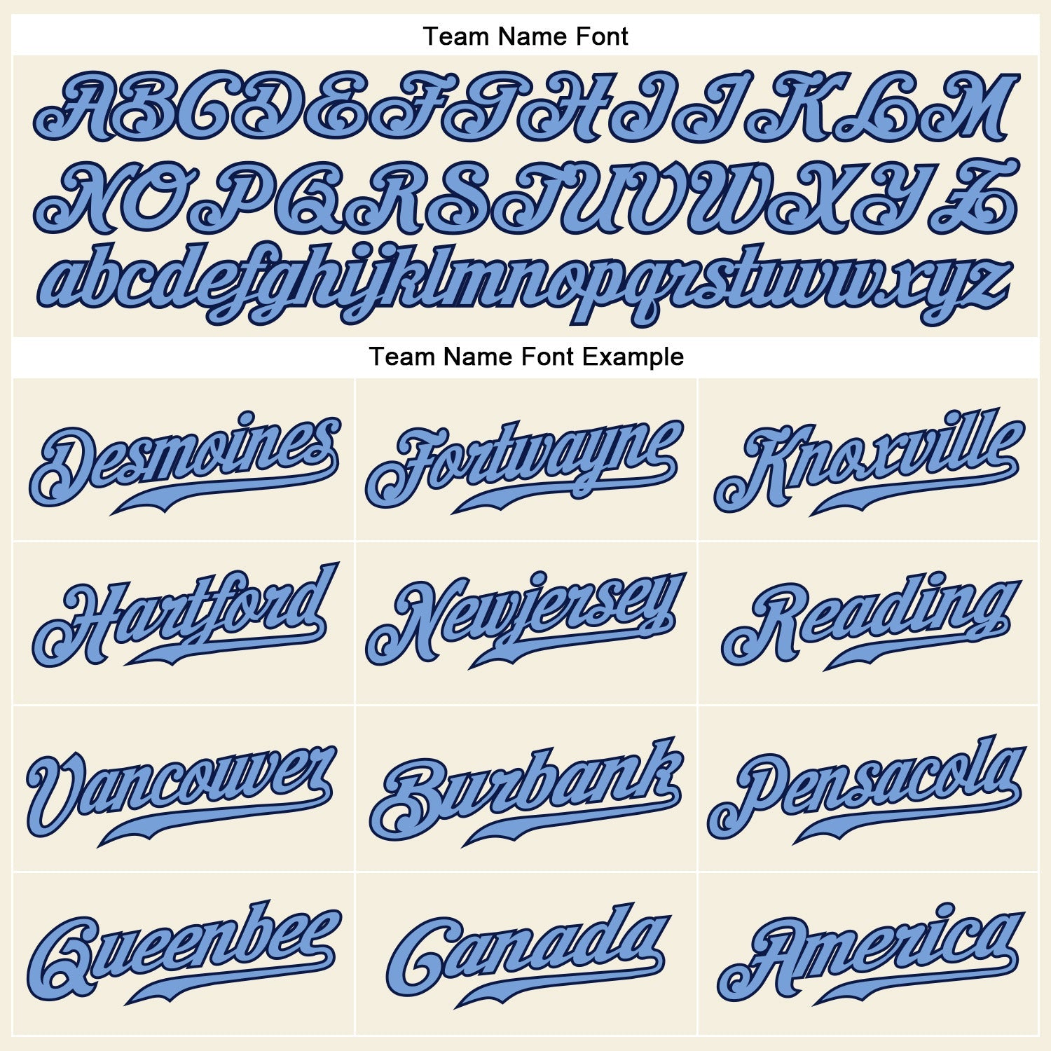 Custom Cream Navy Pinstripe Light Blue-Navy Authentic Baseball Jersey - Sky-Custom