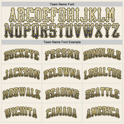Custom Cream Navy-Gold Authentic Drift Fashion Baseball Jersey - Sky-Custom