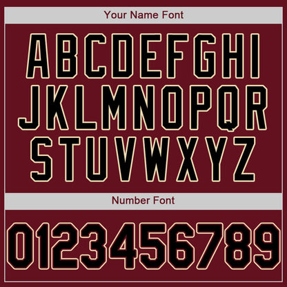 Custom Crimson Black-City Cream Authentic Baseball Jersey - Sky-Custom