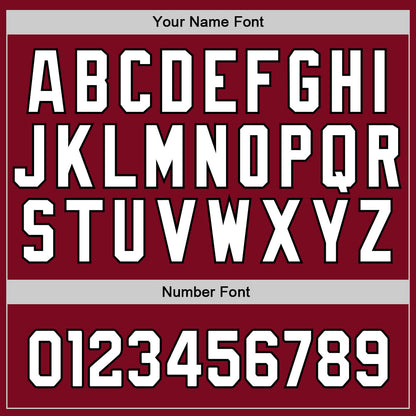 Custom Crimson White-Black Authentic Baseball Jersey - Sky-Custom