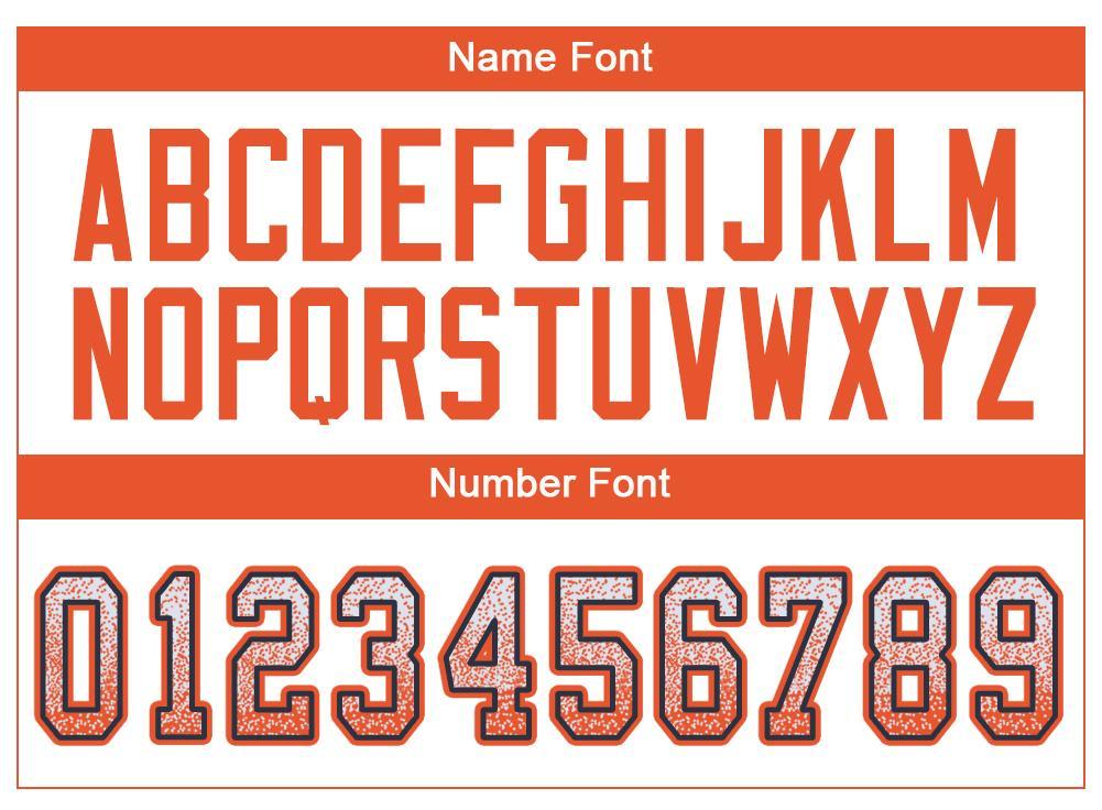 Custom White Orange-Navy Mesh Drift Fashion Football Jersey - Sky-Custom