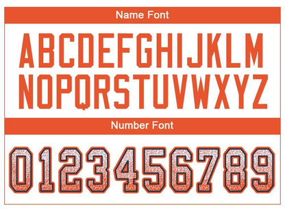 Custom White Orange-Navy Mesh Drift Fashion Football Jersey - Sky-Custom