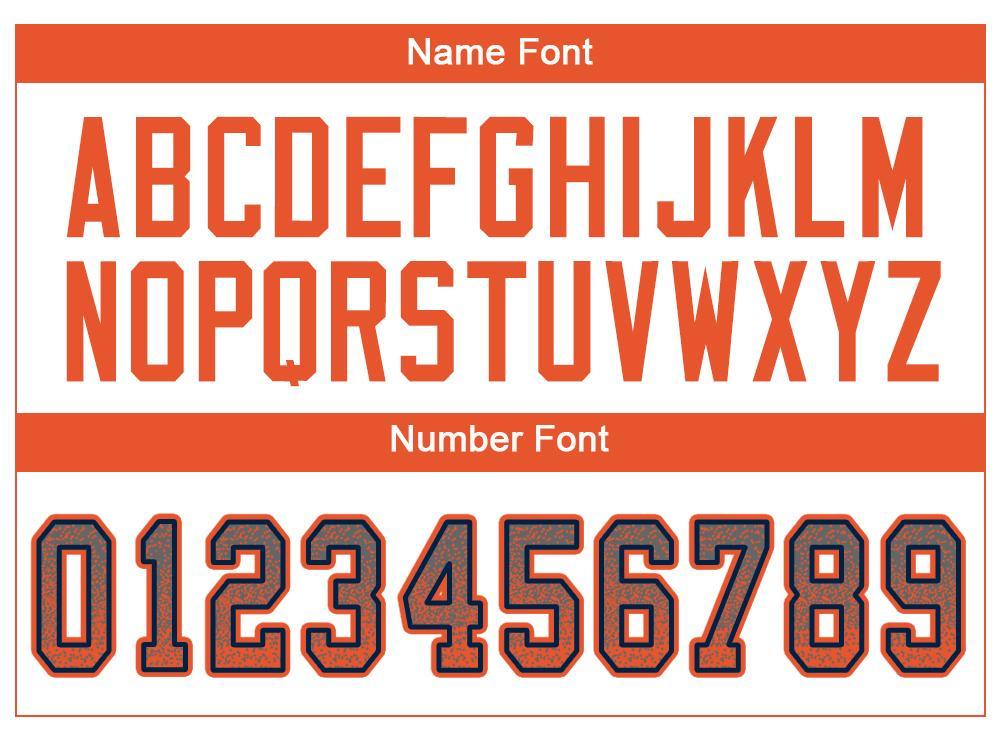 Custom Gray Orange-Navy Mesh Drift Fashion Football Jersey - Sky-Custom