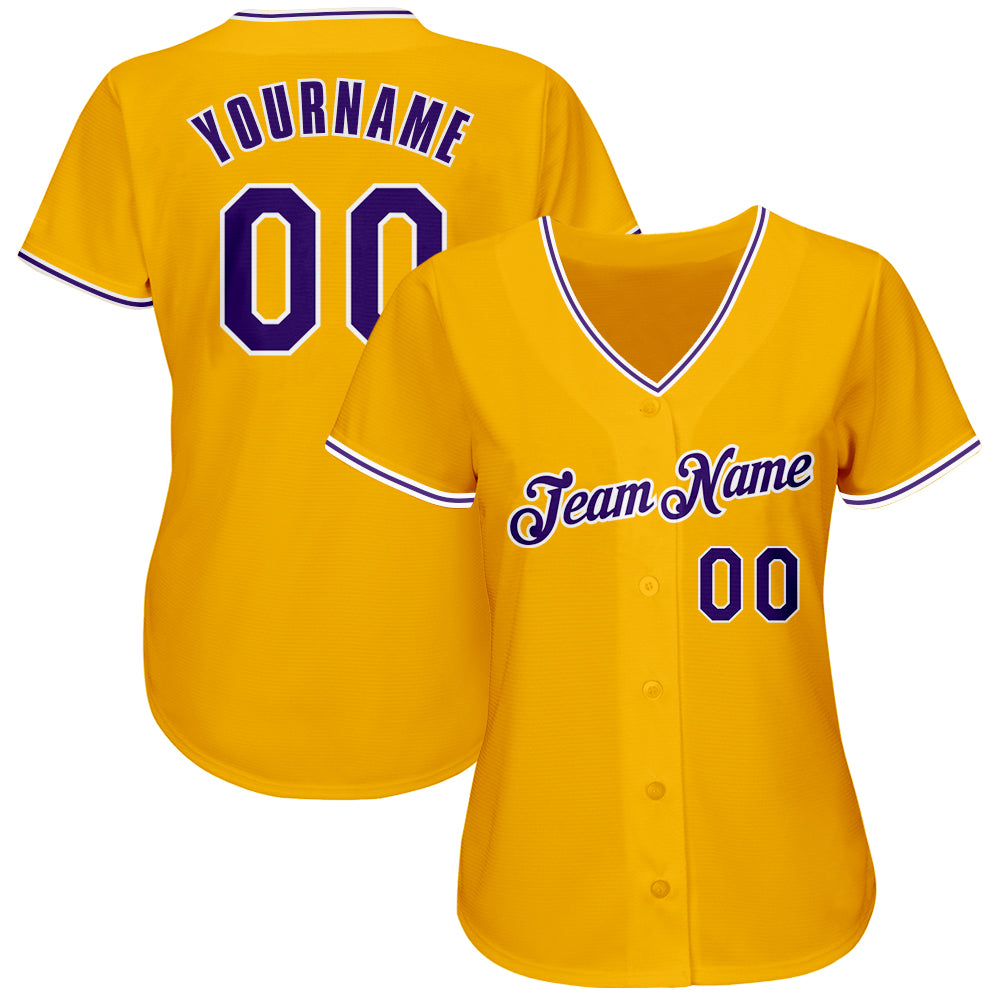 Custom Gold Navy-Light Blue Authentic Baseball Jersey - Sky-Custom