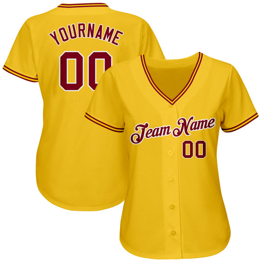 Custom Gold Navy-Light Blue Authentic Baseball Jersey - Sky-Custom