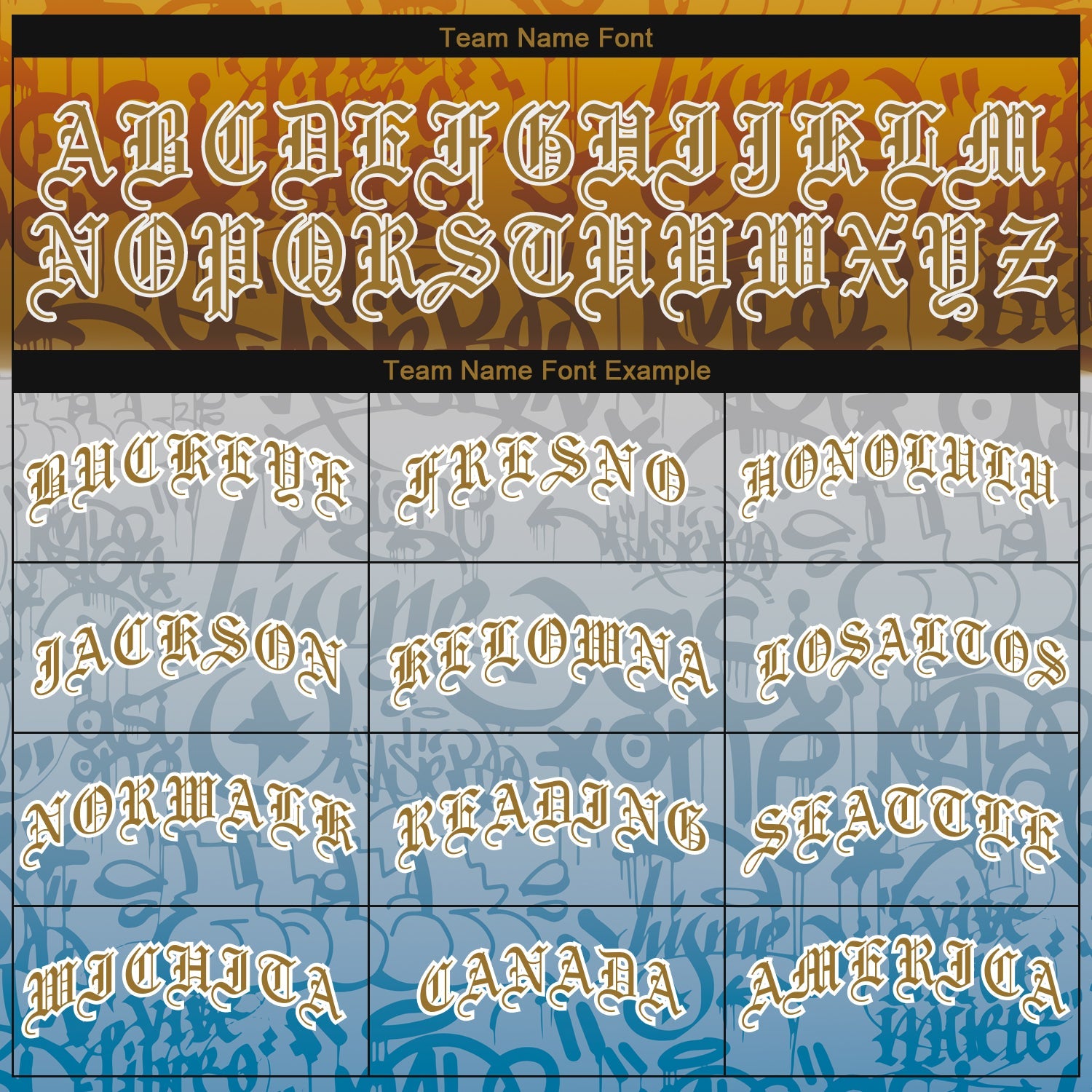 Custom Graffiti Pattern Gold-White 3D Chicano Authentic Baseball Jersey - Sky-Custom