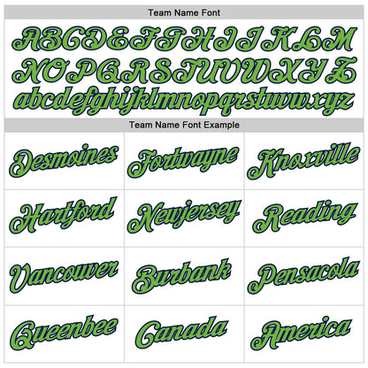 Custom Gray Neon Green-Navy Authentic Baseball Jersey - Sky-Custom