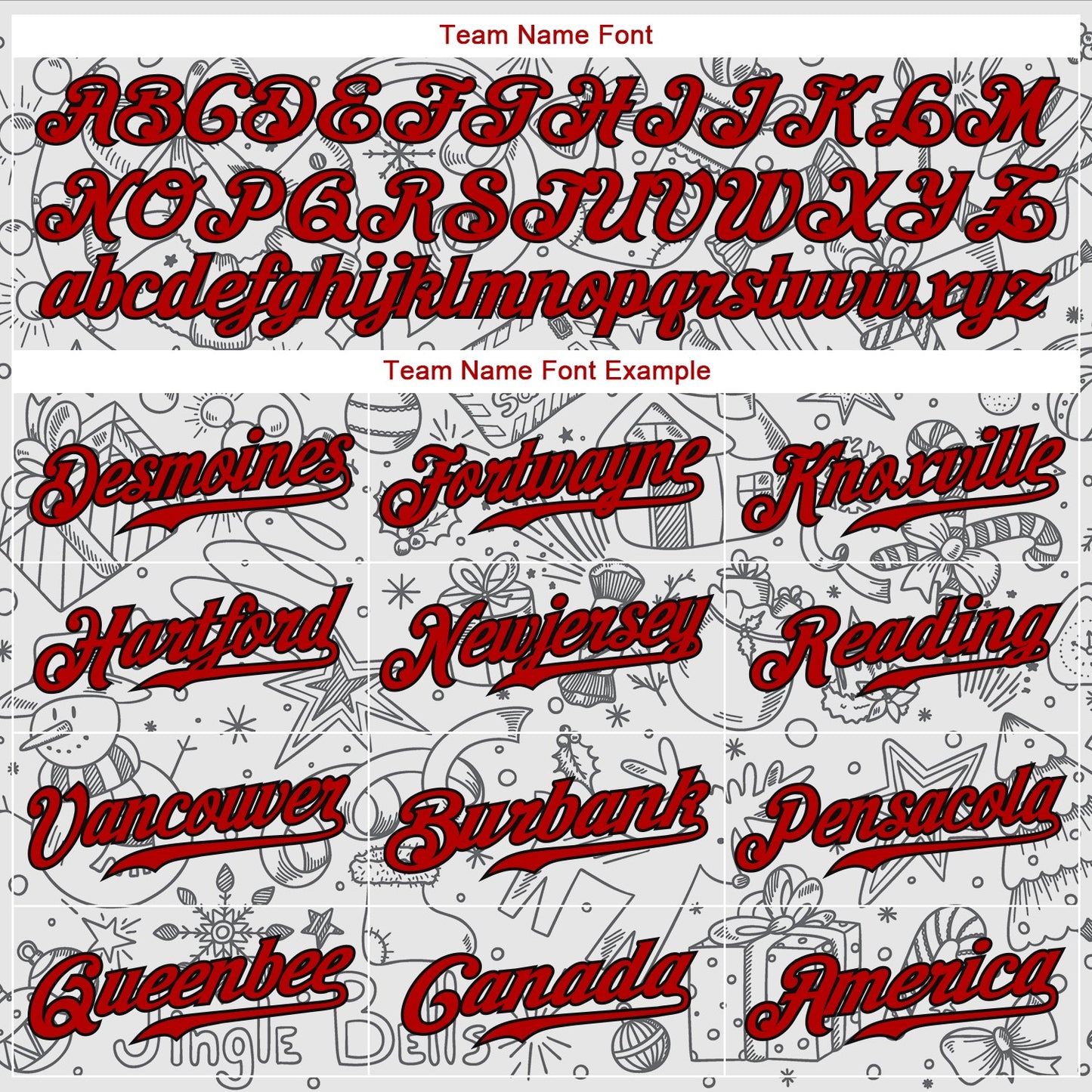 Custom Gray Red-Black Christmas 3D Authentic Baseball Jersey - Sky-Custom