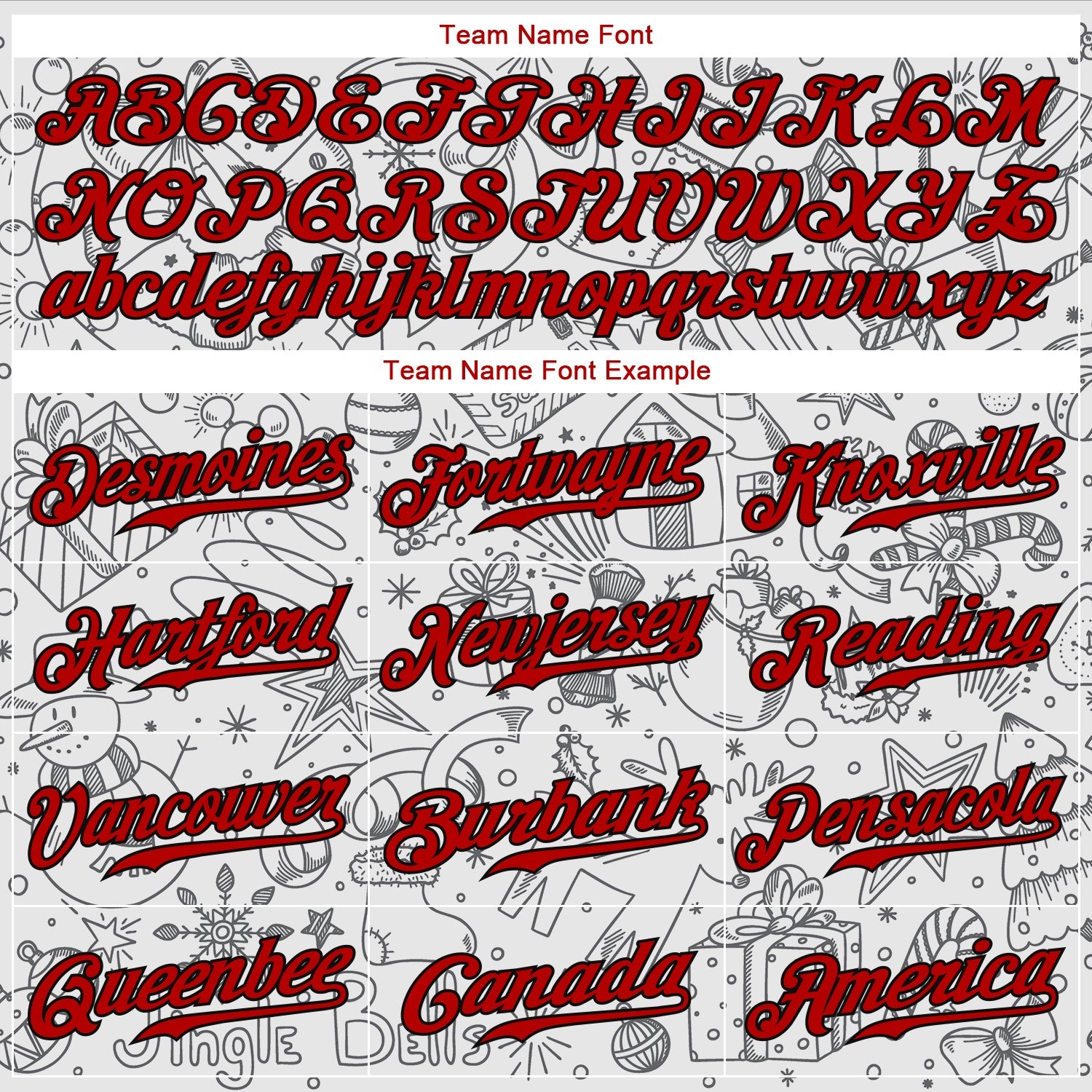 Custom Gray Red-Black Christmas 3D Authentic Baseball Jersey - Sky-Custom