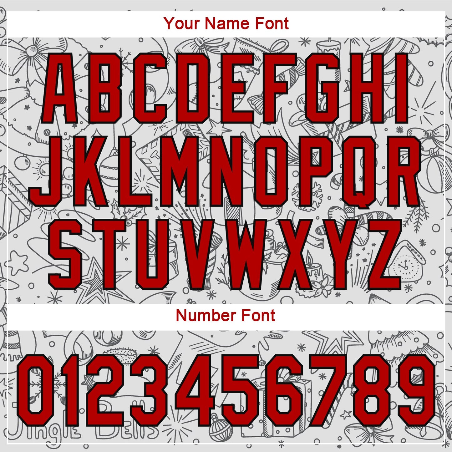 Custom Gray Red-Black Christmas 3D Authentic Baseball Jersey - Sky-Custom