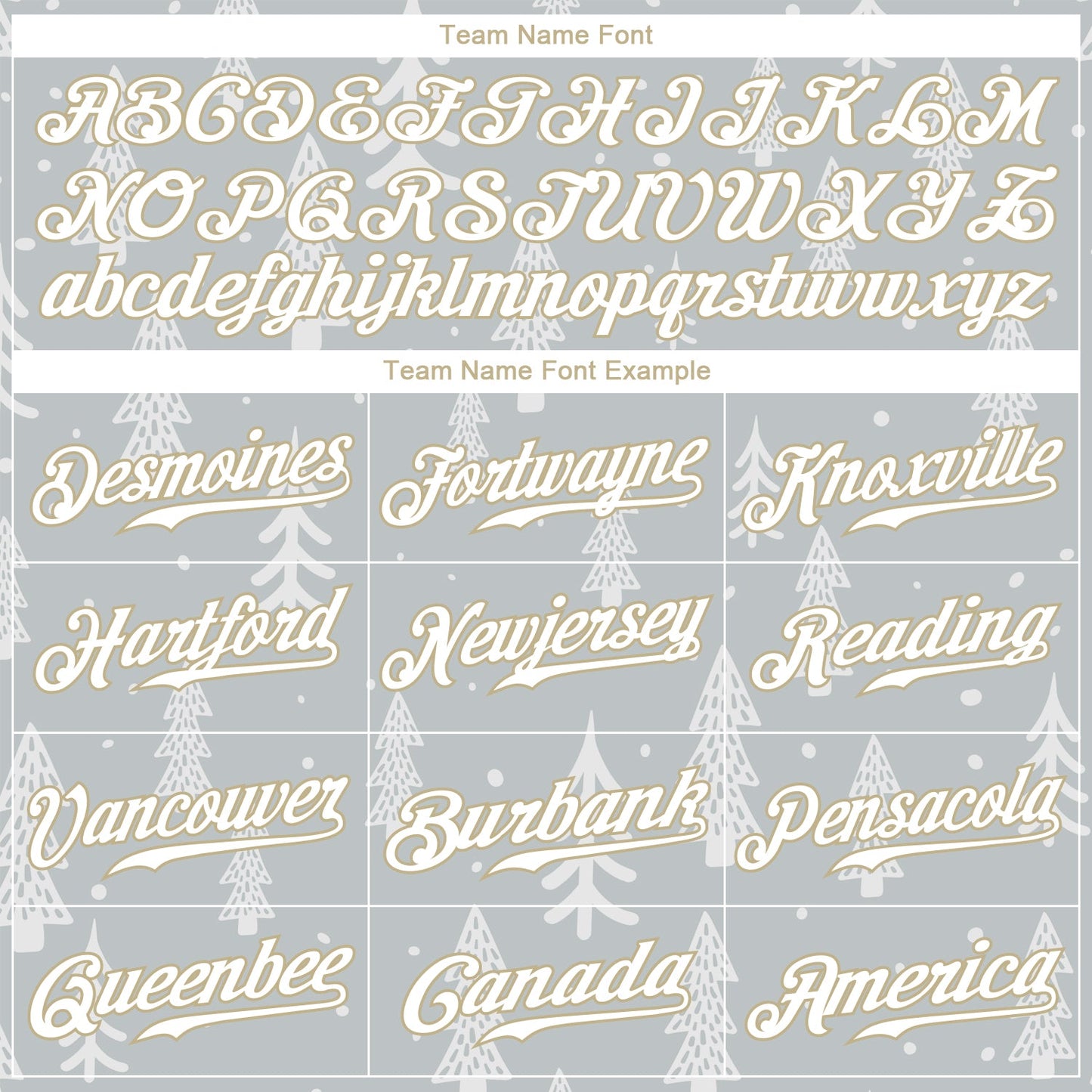 Custom Gray White-Old Gold Christmas 3D Authentic Baseball Jersey - Sky-Custom