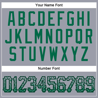 Custom Gray Kelly Green-Black Authentic Drift Fashion Baseball Jersey - Sky-Custom
