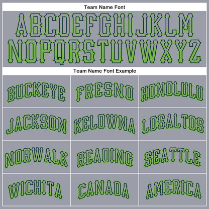 Custom Gray Neon Green-Navy Authentic Drift Fashion Baseball Jersey - Sky-Custom