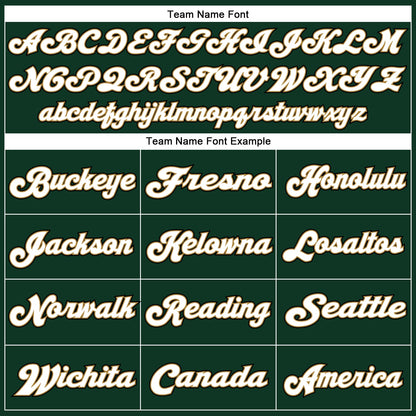 Custom Green White-Old Gold Mesh Authentic Throwback Football Jersey - Sky-Custom