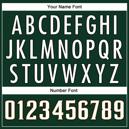 Custom Green White-Old Gold Mesh Authentic Throwback Football Jersey - Sky-Custom