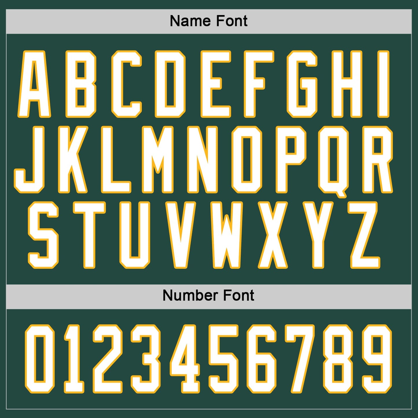 Custom Green White-Gold Hockey Jersey - Sky-Custom