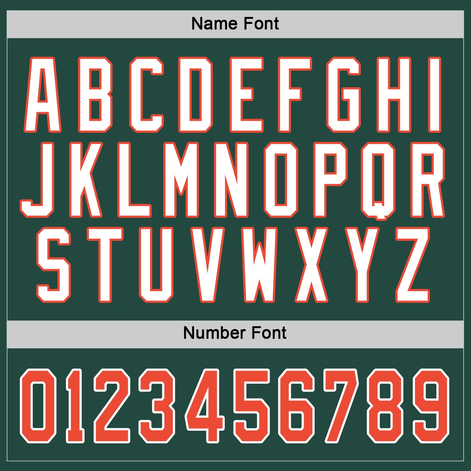 Custom Green Orange-White Hockey Jersey - Sky-Custom