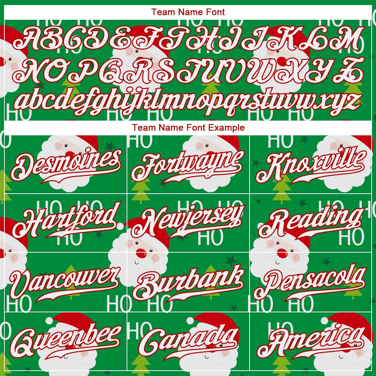 Custom Green Red-White Christmas 3D Authentic Baseball Jersey - Sky-Custom