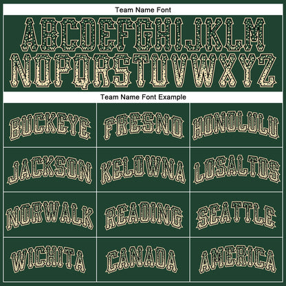 Custom Green Cream-Black Authentic Drift Fashion Baseball Jersey - Sky-Custom